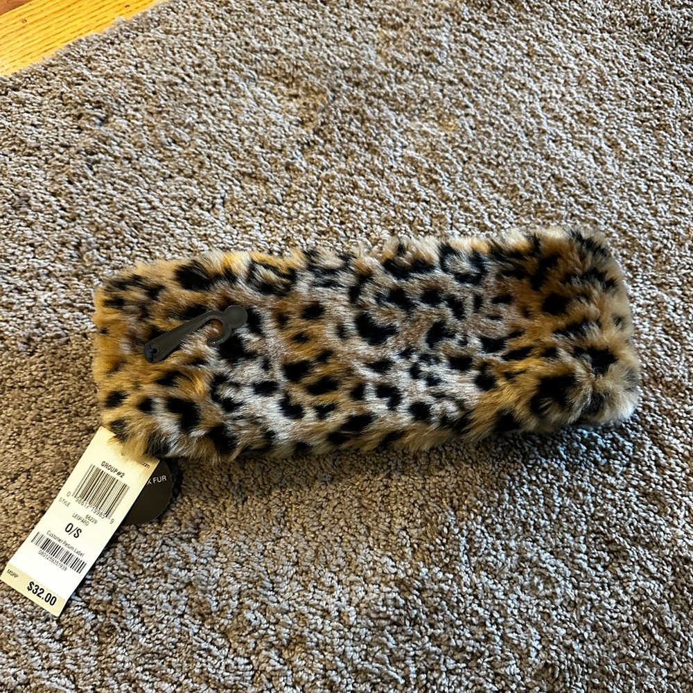 Style & Co Leopard Headwrap - Picture 2 of 4